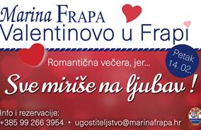 Valentinovo u Frapi - Sve miriše na ljubav!